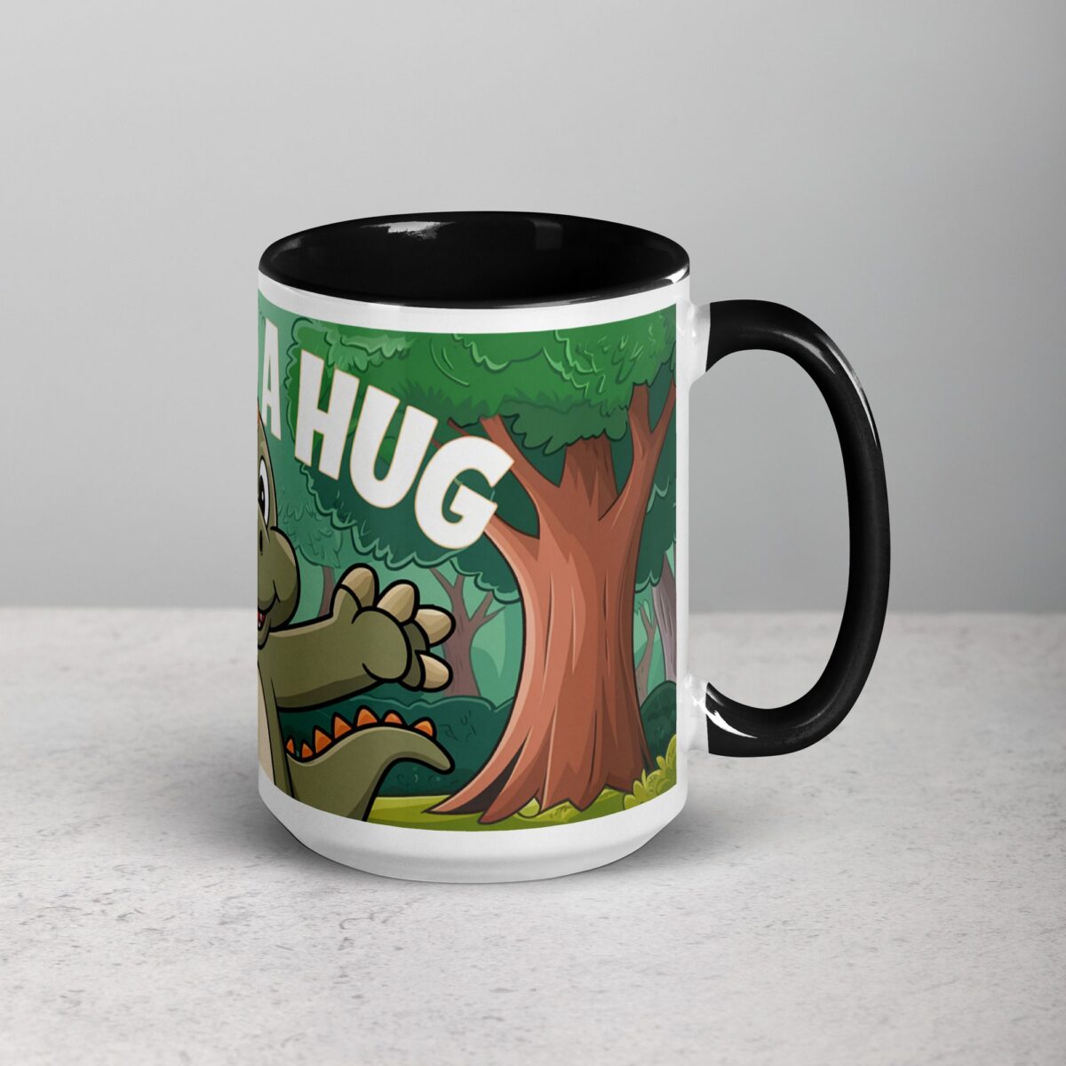 I Need a Hug Dinosaur Coffee Mug & Tea Cup - Image 6