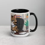Cat I am a Boss Coffee Mug & Tea Cup - Image 6