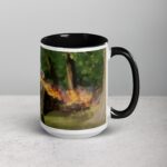 Dragon Spitting Fire 3D Coffee Mug & Tea Cup - Image 6