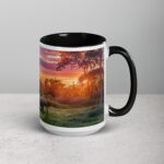 Elephant Jungle Sunset Coffee Mug & Tea Cup - Image 6