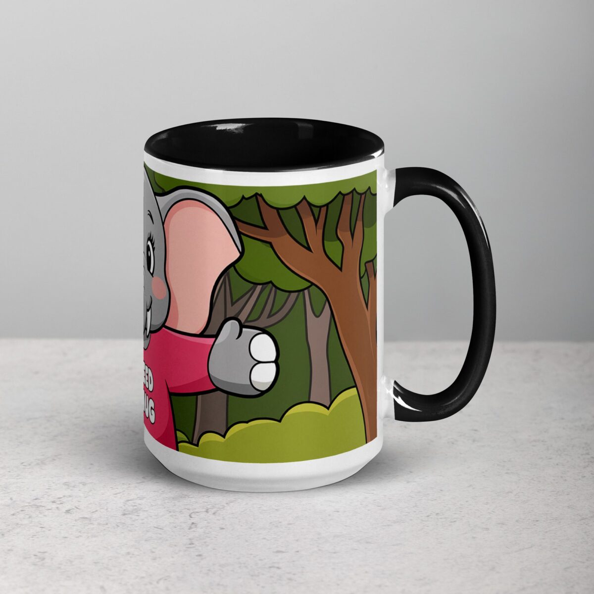 Elephant I Need a Hug Coffee Mug & Tea Cup - Image 6