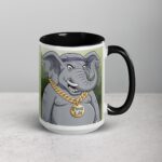 Gangster Elephant Thug Life Coffee Mug & Tea Cup - Image 6