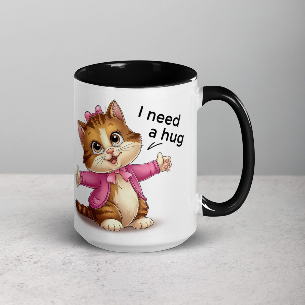 I Need a Hug Cat Coffee Mug & Tea Cup - Image 6