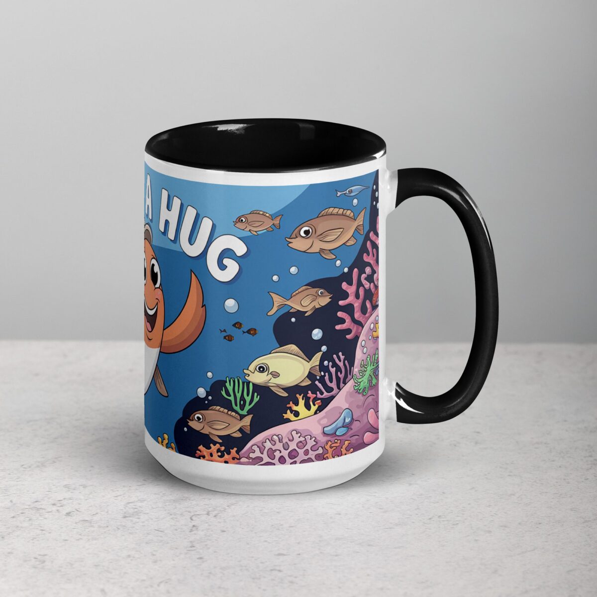 I Need a Hug Fish Coffee Mug & Tea Cup - Image 6