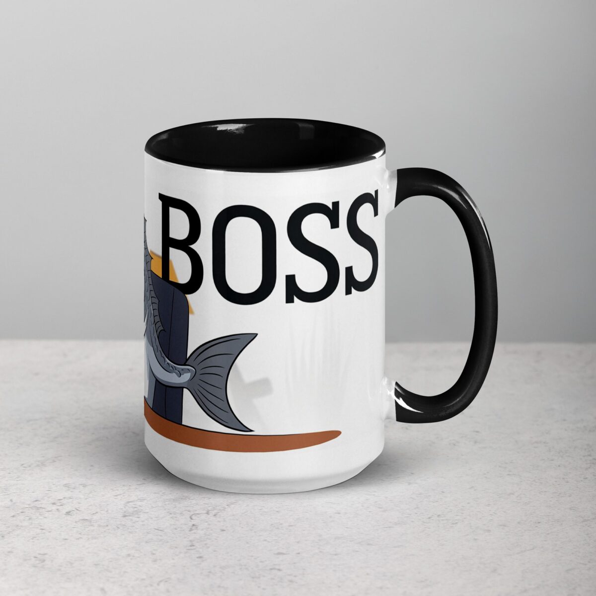 Fish I am a Boss Coffee Mug & Tea Cup - Image 6
