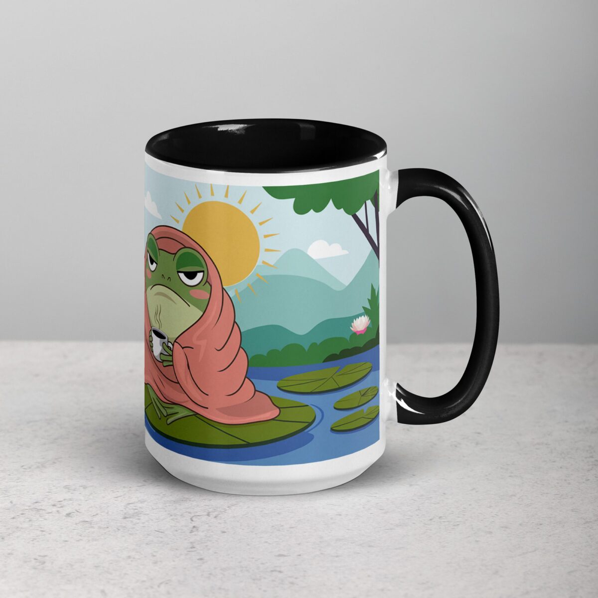 I’m Toad-ally Not a Morning Person Coffee Mug & Tea Cup - Image 6
