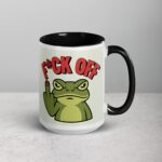 Middle Finger Frog Coffee Mug & Tea Cup - Image 6