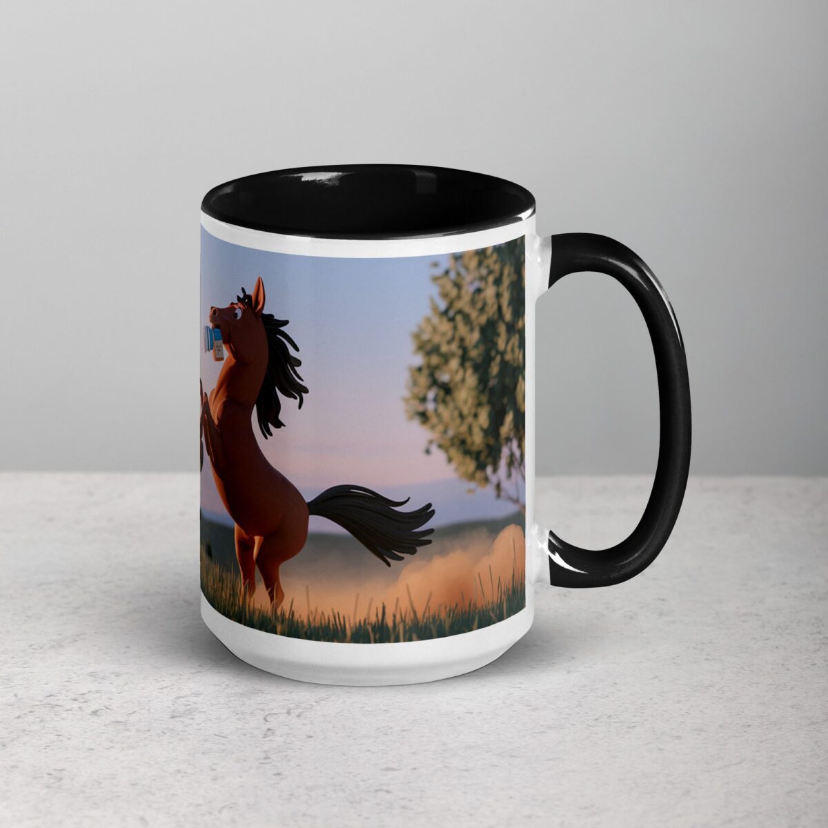 Kickin it with Coffee Horse Mug - Image 6