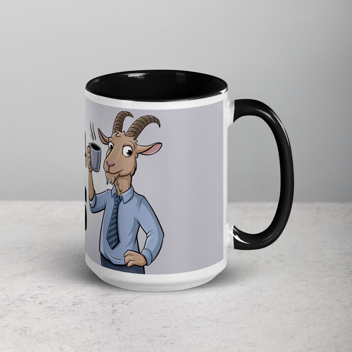 I am a Boss Goat Coffee Mug & Tea Cup - Image 6
