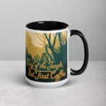 King of the Jungle But Coffee First Lion Mug - Image 6