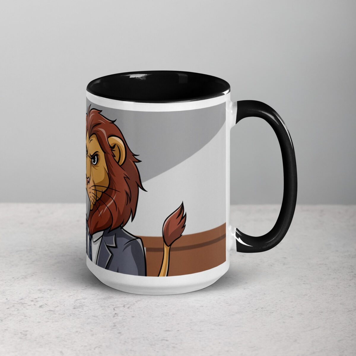 I am a Boss Lion Coffee Mug & Tea Cup - Image 6