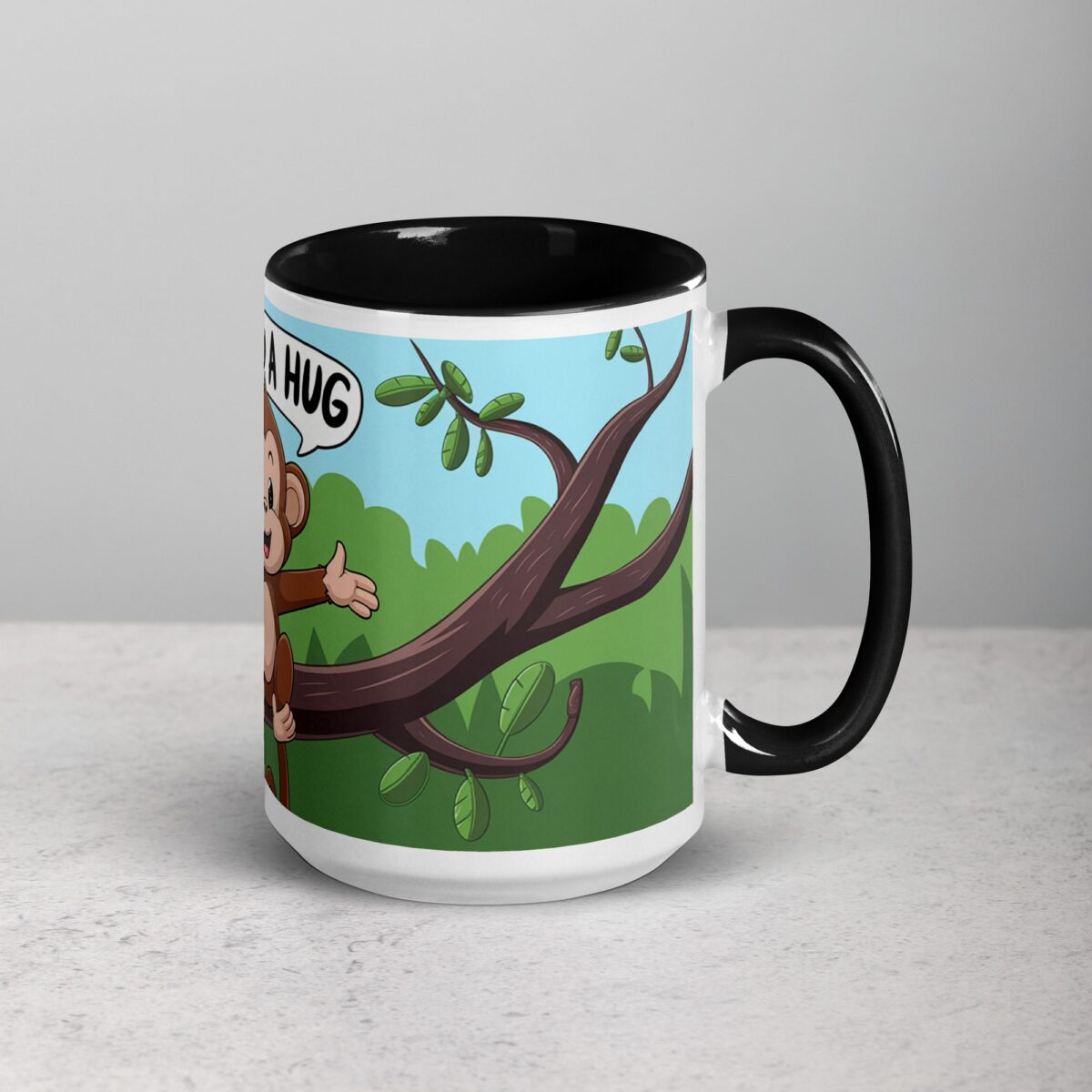 I Need a Hug Monkey Coffee Mug & Tea Cup - Image 6