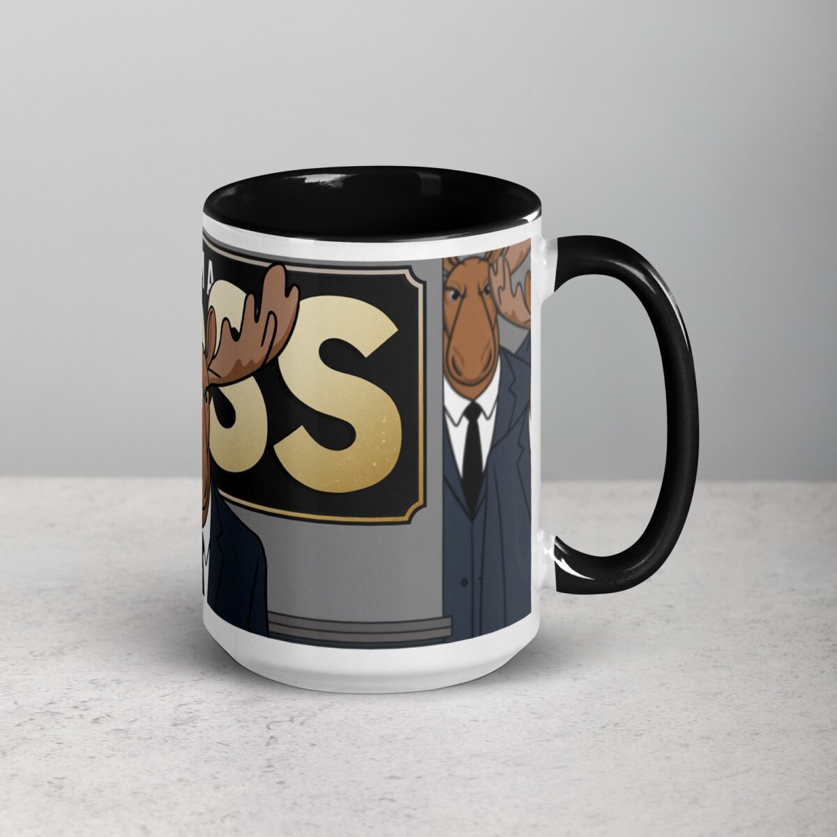 I am a Boss Moose Coffee Mug & Tea Cup - Image 6