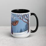 Middle Finger Moose Coffee Mug & Tea Cup - Image 6