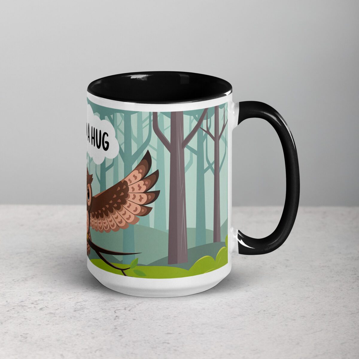 I Need a Hug Owl Coffee Mug & Tea Cup - Image 6