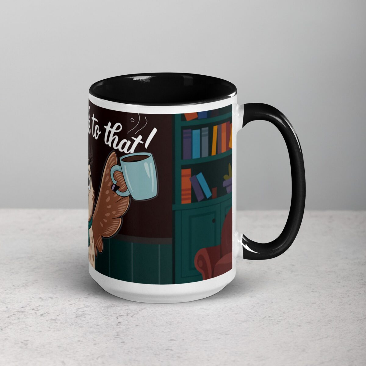 Owl Drink to That! Coffee Mug - Image 6