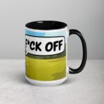 Middle Finger Sheep Coffee Mug & Tea Cup - Image 6