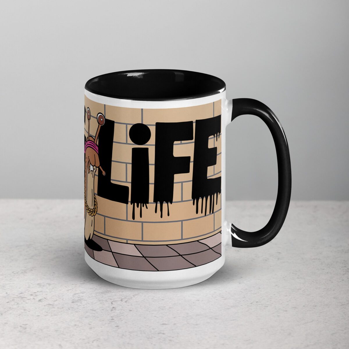 Thug Life Gangster Snail Coffee Mug & Tea Cup - Image 6