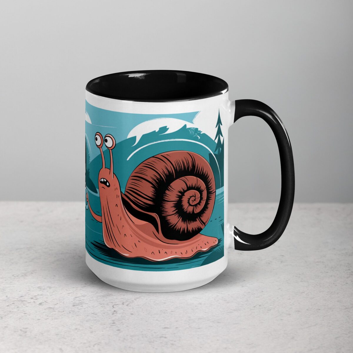 Feeling Shell-Shocked Without Coffee Snail Mug - Image 6