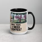 Shell Yeah, I Need Coffee! Snail Mug - Image 6