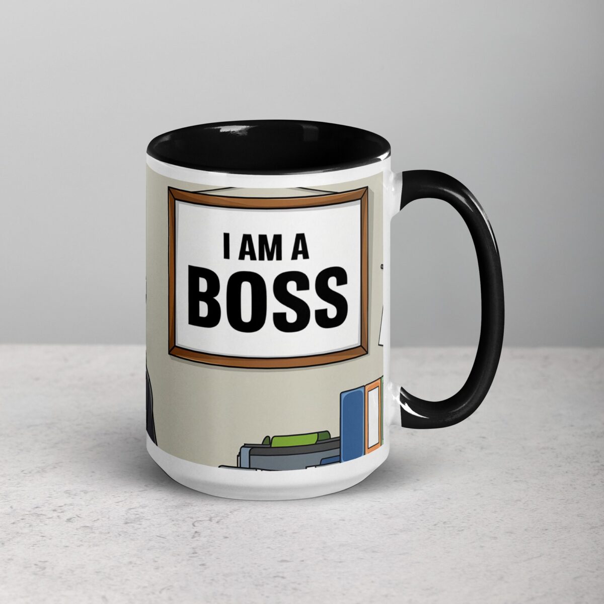 I am a Boss Turtle Coffee Mug & Tea Cup - Image 6