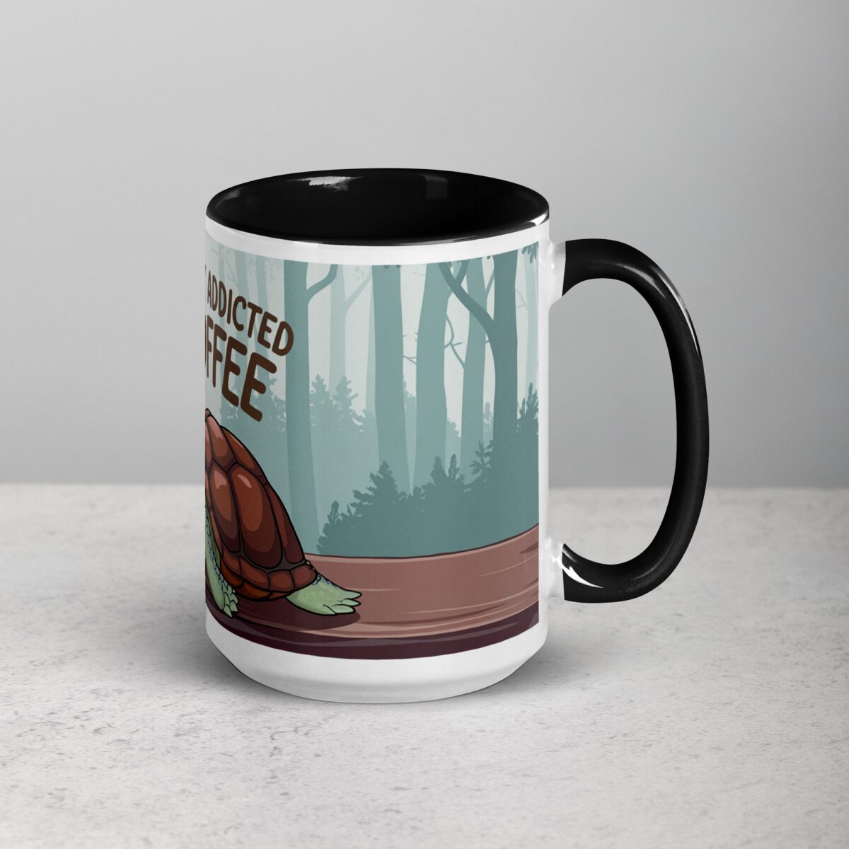 Turtle-ly Addicted to Coffee Mug - Image 6