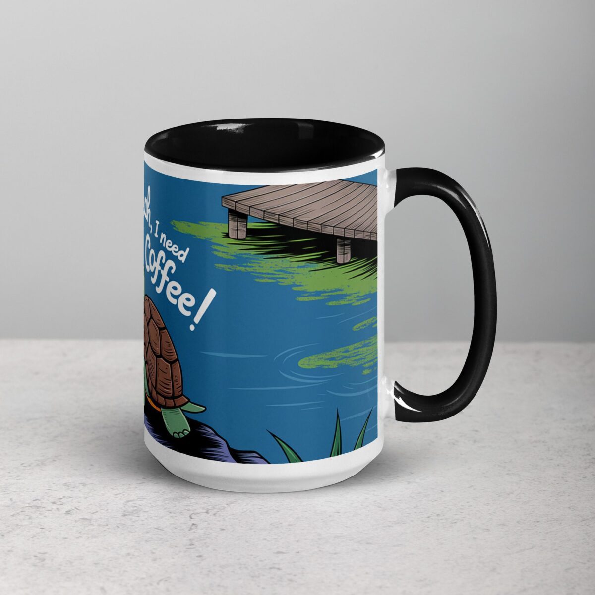 Shell Yeah, I Need Coffee! Turtle Mug - Image 6