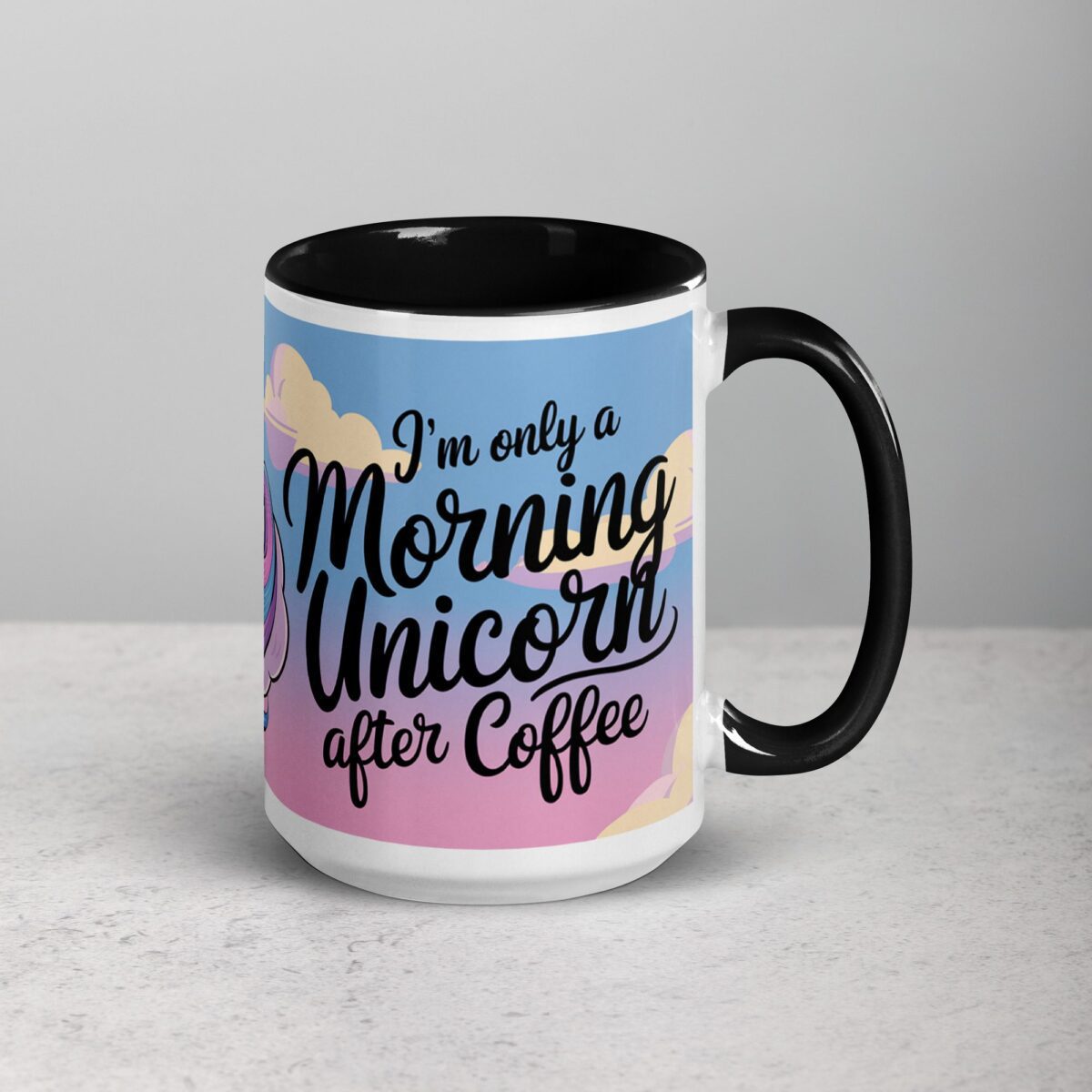 I’m Only a Morning Unicorn After Coffee Mug - Image 6