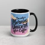 I’m Only a Morning Unicorn After Coffee Mug - Image 6