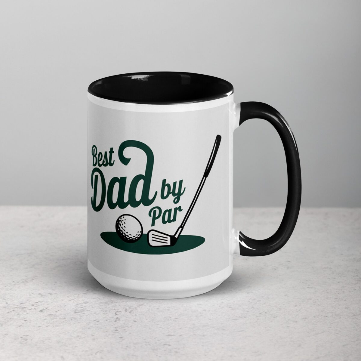 Best Dad By Par Golf Coffee Mug - Image 6