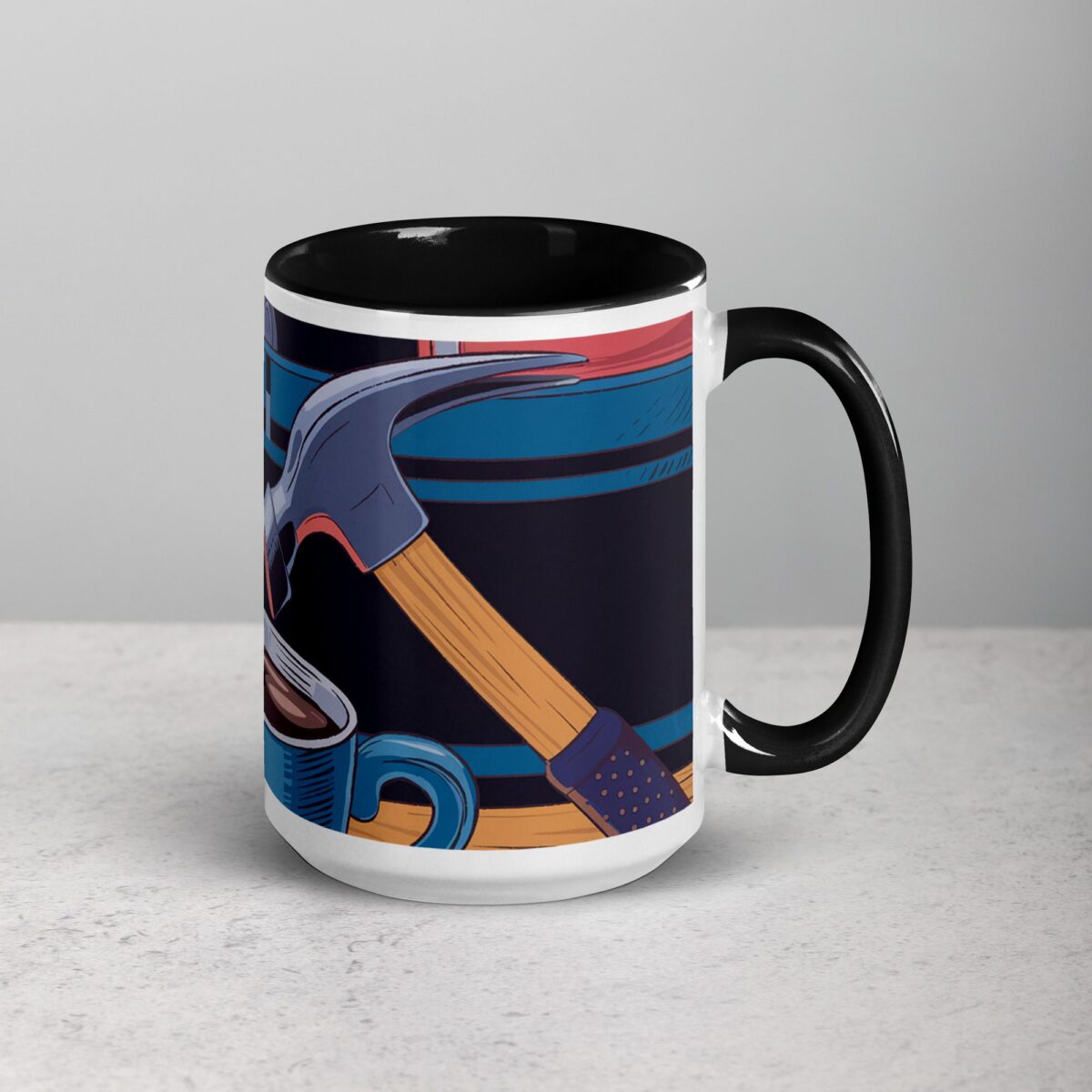 Fatherhood: Nailed It (With Coffee) Dad Mug - Image 6