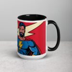 Happy Fathers Day Superhero Coffee Mug - Image 6