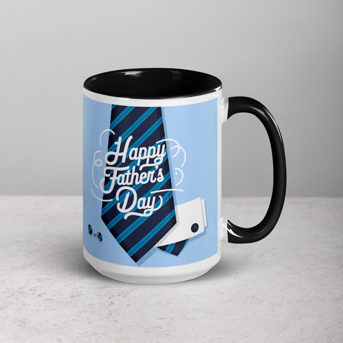 Happy Fathers Day Tie & Cufflinks Coffee Mug - Image 6