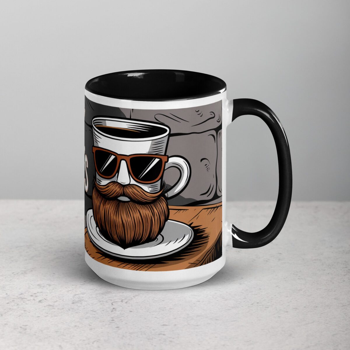 Happy Fathers Day Beard & Brew Coffee Mug - Image 6