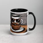 Happy Fathers Day Beard & Brew Coffee Mug - Image 6