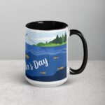 Happy Fathers Day Fishing Coffee Mug - Image 6