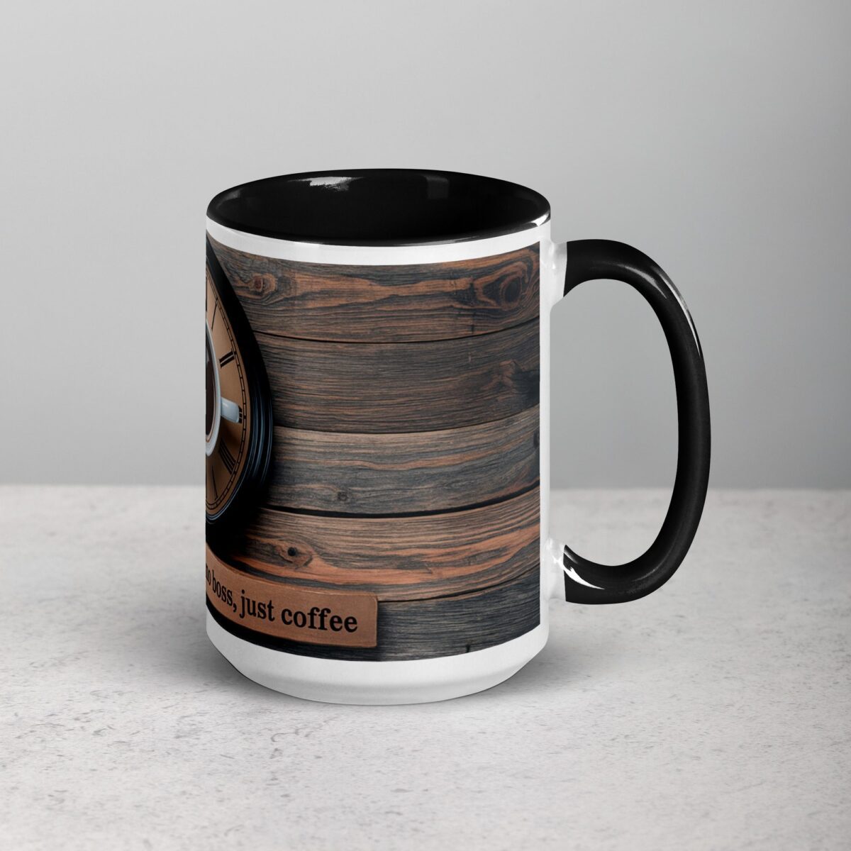 Retired: No Clock, No Boss, Just Coffee Retirement Mug - Image 6