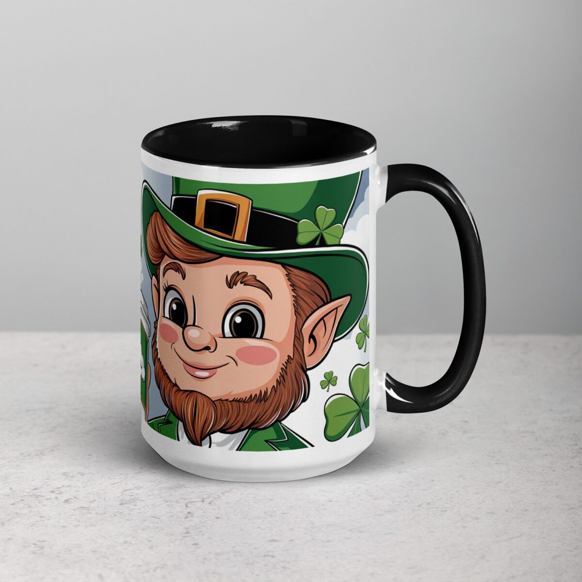 Too Cute to Pinch Leprechaun (But I’ll Take a Sip) Coffee Mug - Image 6