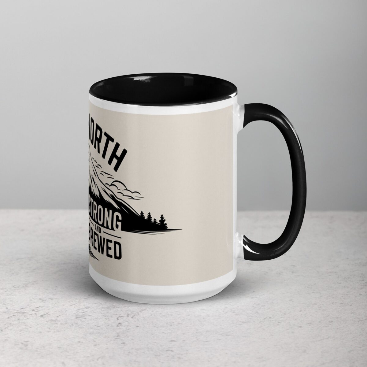 True North Strong and Brewed Coffee Mug - Image 6