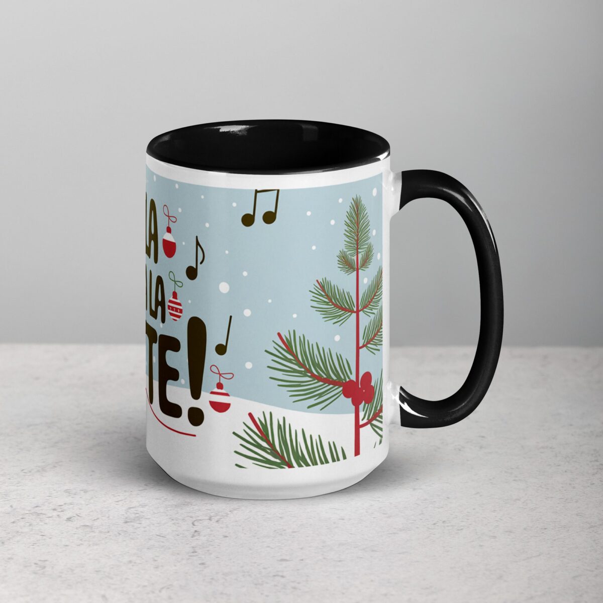 Fa La La La Latte! Coffee Christmas Mug - Image 6