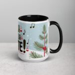 Fa La La La Latte! Coffee Christmas Mug - Image 6