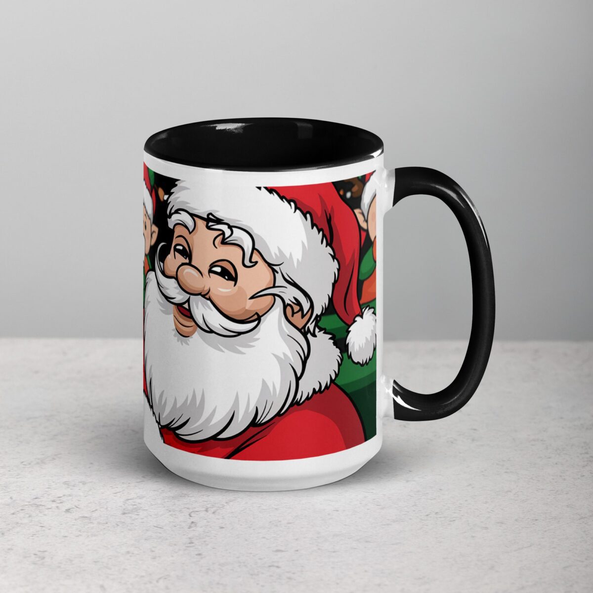 Naughty, Nice, and In Need of Coffee Christmas Mug - Image 6