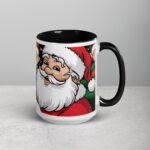 Naughty, Nice, and In Need of Coffee Christmas Mug - Image 6