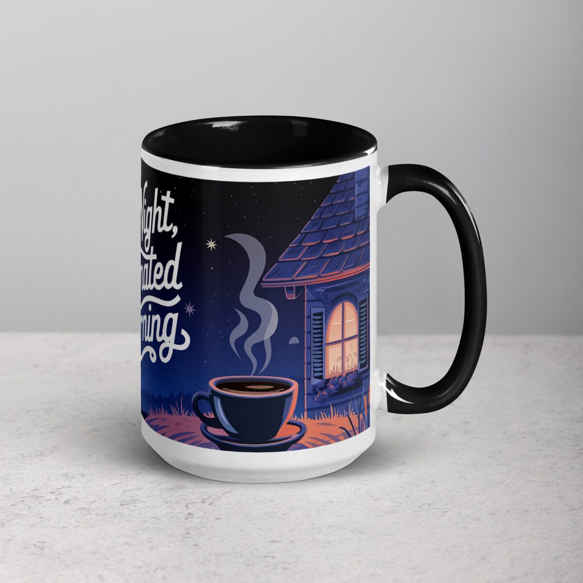 Silent Night, Caffeinated Morning Coffee Mug - Image 6
