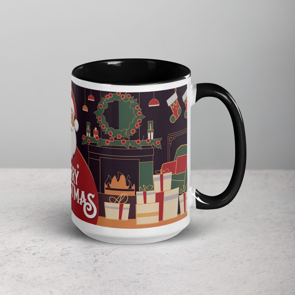 Merry Christmas Retro Coffee Mug & Tea Cup - Image 6