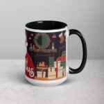 Merry Christmas Retro Coffee Mug & Tea Cup - Image 6