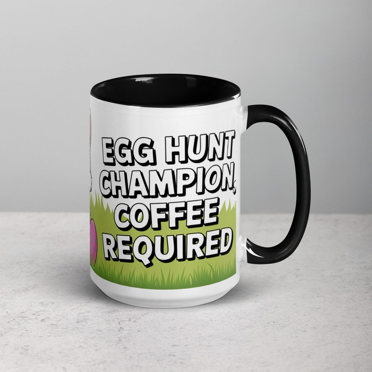 Egg Hunt Champion, Coffee Required Easter Mug - Image 6