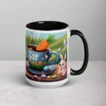 Caffeine, Carrots, and Easter Joy Coffee Mug - Image 6