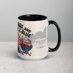 Brews, BBQs, & Red, White, & Blue Coffee Mug - Image 6