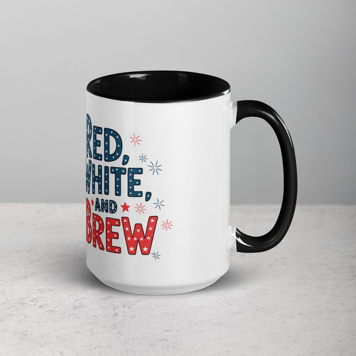 Red, White, and Brew July 4th Coffee Mug - Image 6